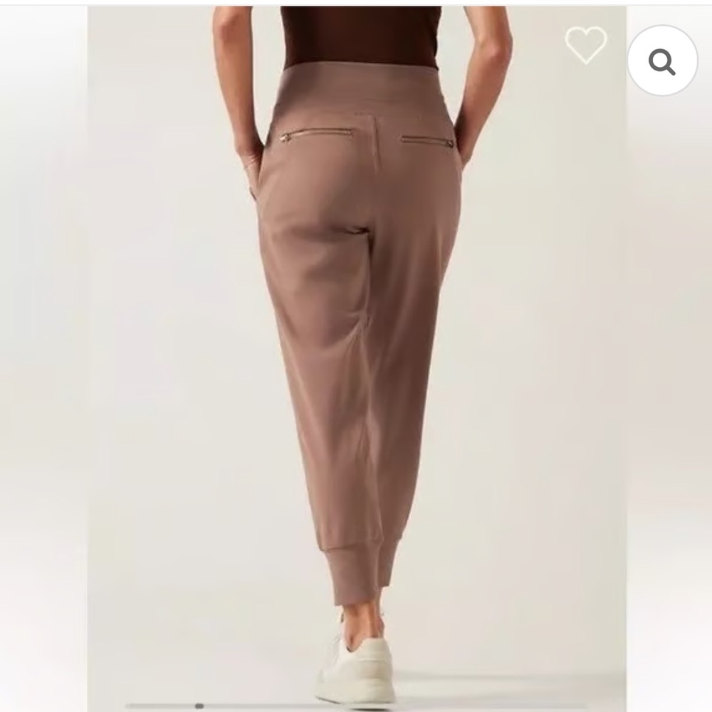 Athleta Venice High Rise Joggers in Brown Size Large - Picture 3 of 7